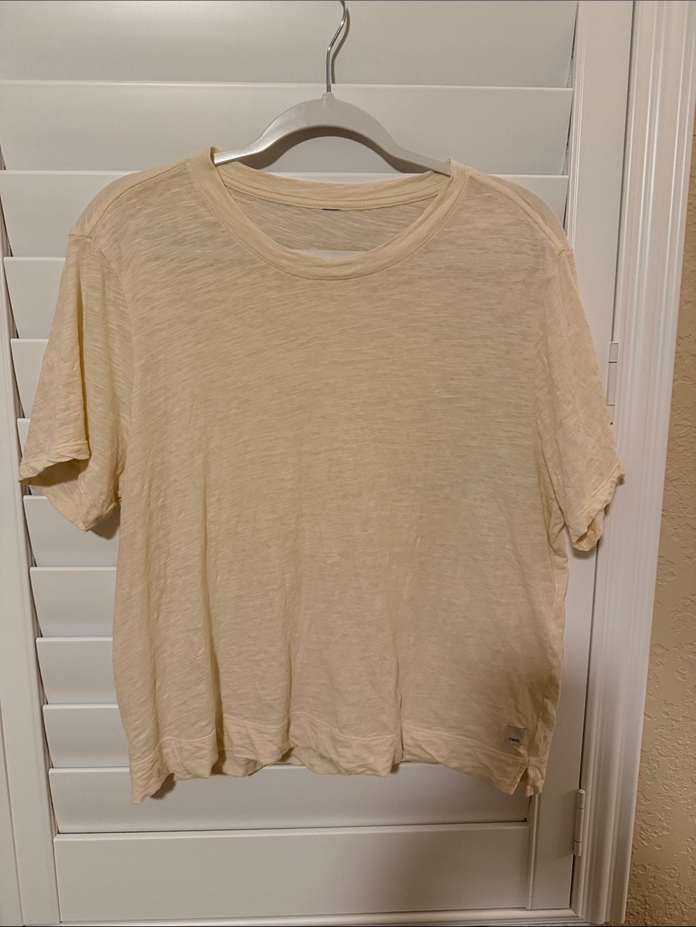 Vuori Relaxed Short Sleeve Tee - Light Cream
